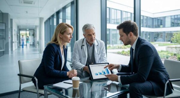 Rozmowa o danych medycznych w biurze